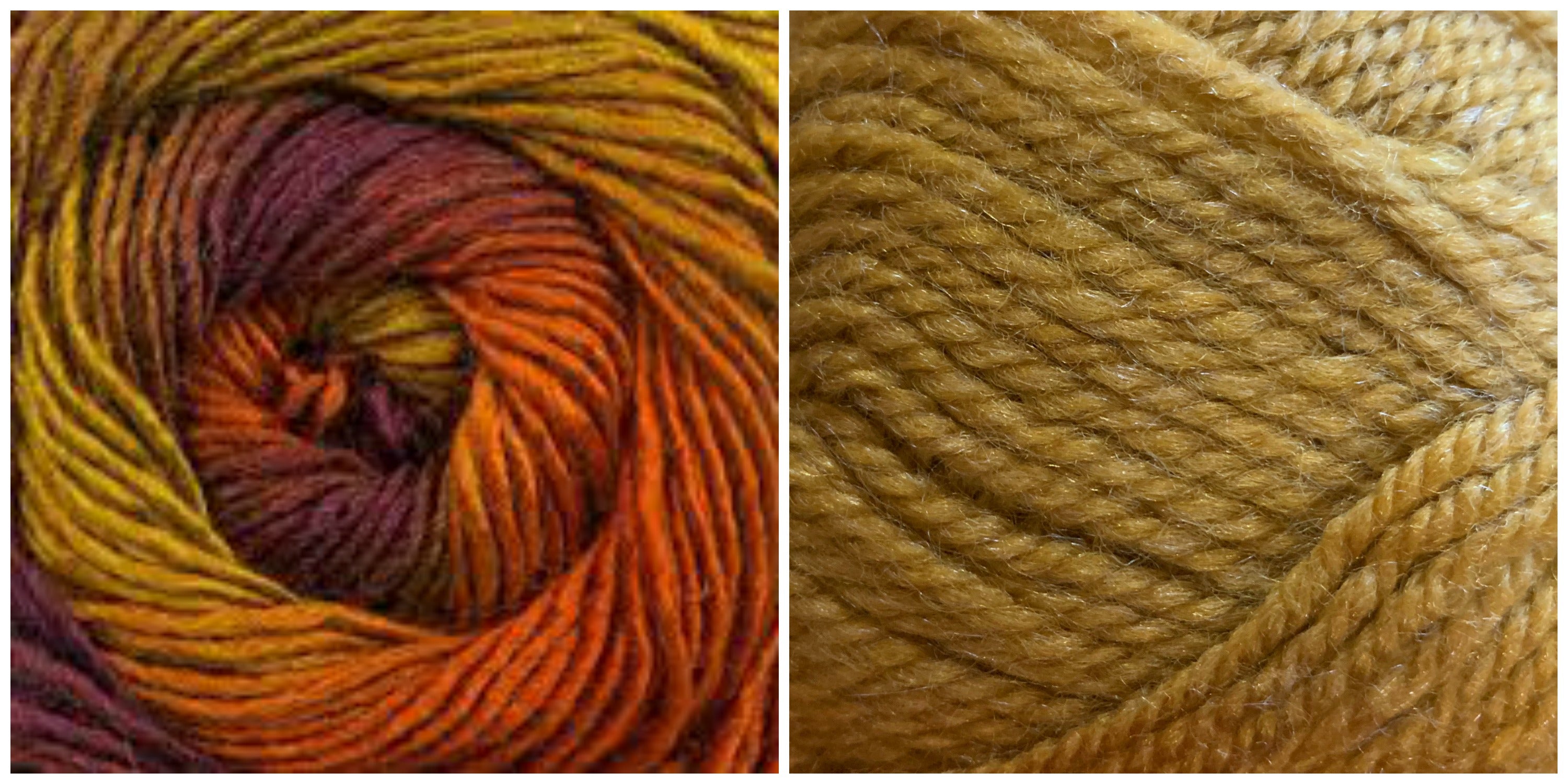 MUSTARD + FOLIAGE - Embossed Phoenix Scarf KIT - Bonita Patterns