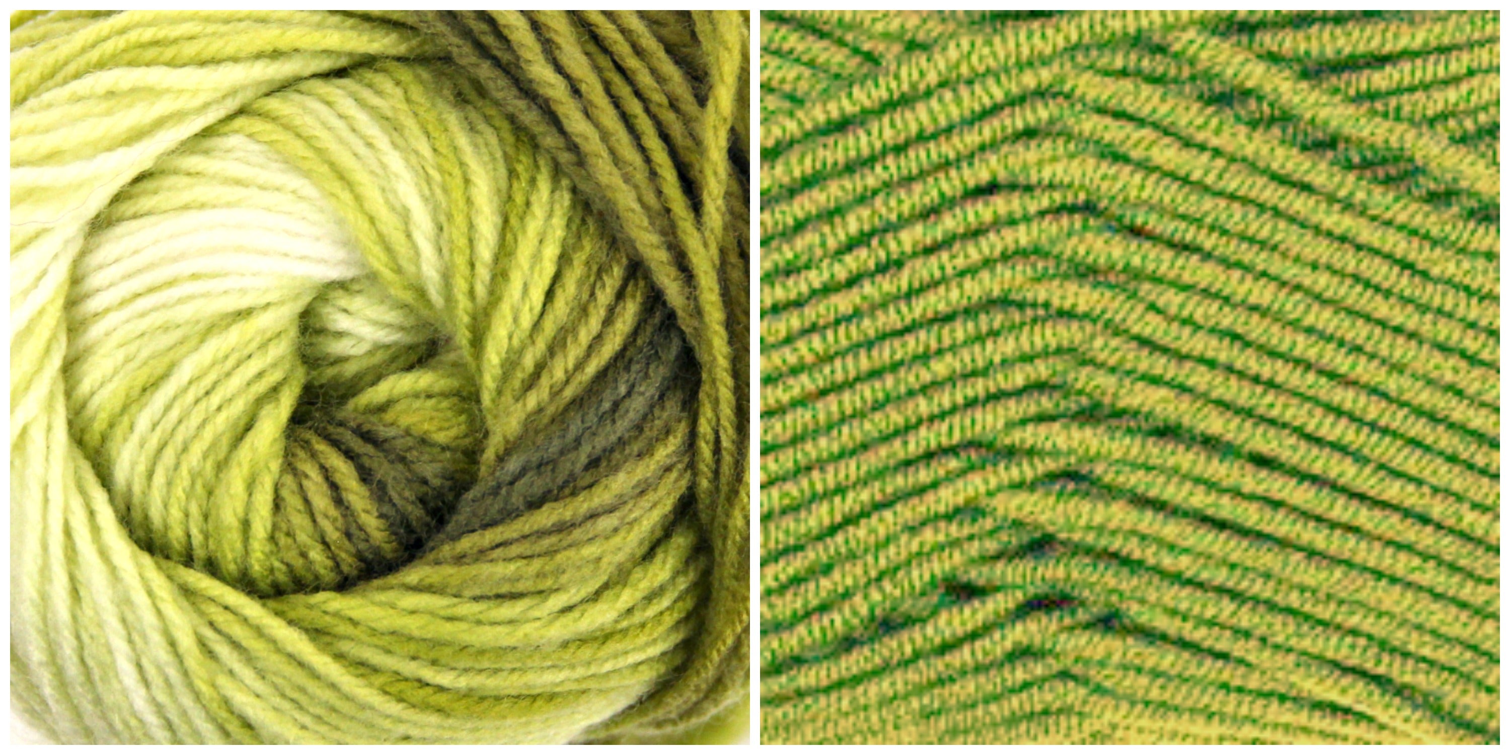 100% ACRYLIC -GREEN + GREEN FOREST LIGHT Phoenix Cape Kit - Bonita Patterns