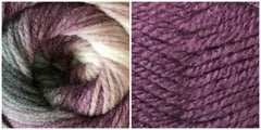 100% ACRYLIC - GRAPE + MAUVE SHADES Phoenix Cape Kit - Bonita Patterns