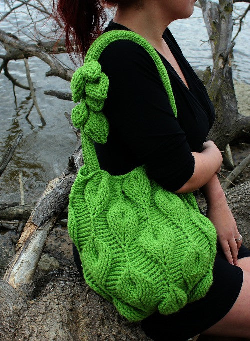 Embossed Leaves Purse Crochet Pattern - PF - Bonita Patterns