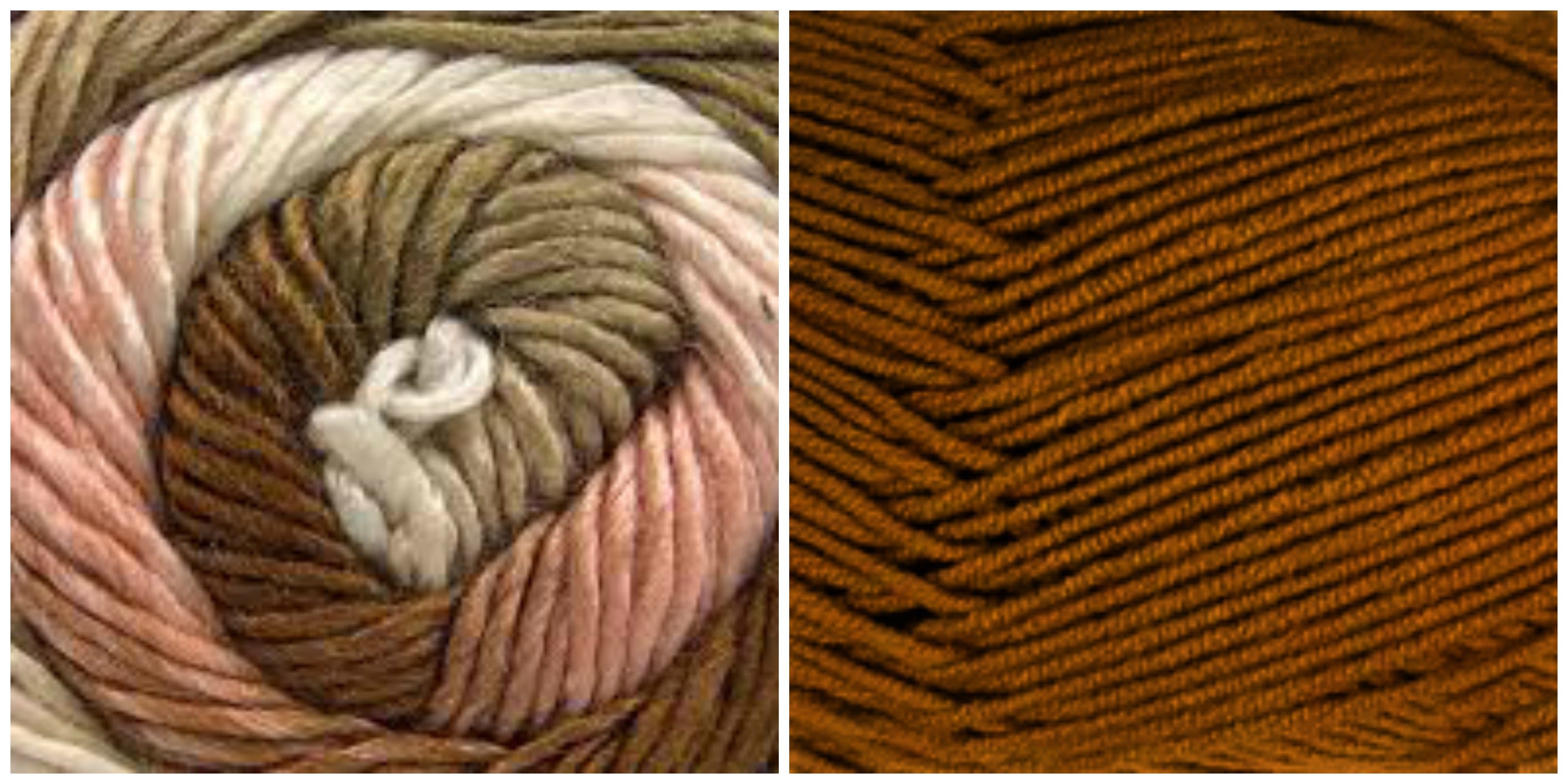 CARAMEL + ROSE SHADES - Embossed Phoenix Vortex Shawl KIT - Bonita Patterns