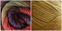 MUSTARD + VERDANA - Embossed Fall Pocket Shawl KIT