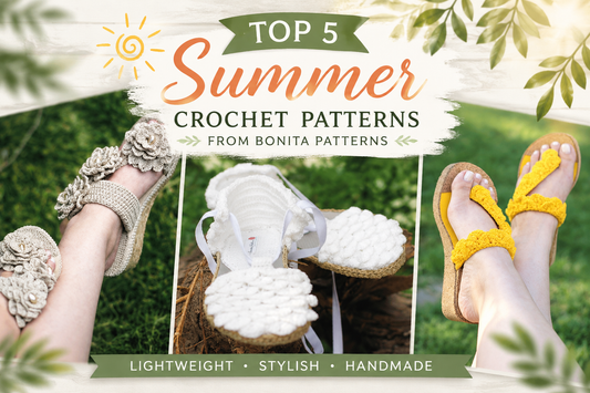 Top 5 Summer Crochet Patterns from Bonita Patterns