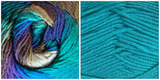 TURQUOISE + ALL BLUES - Embossed Phoenix Scarf KIT