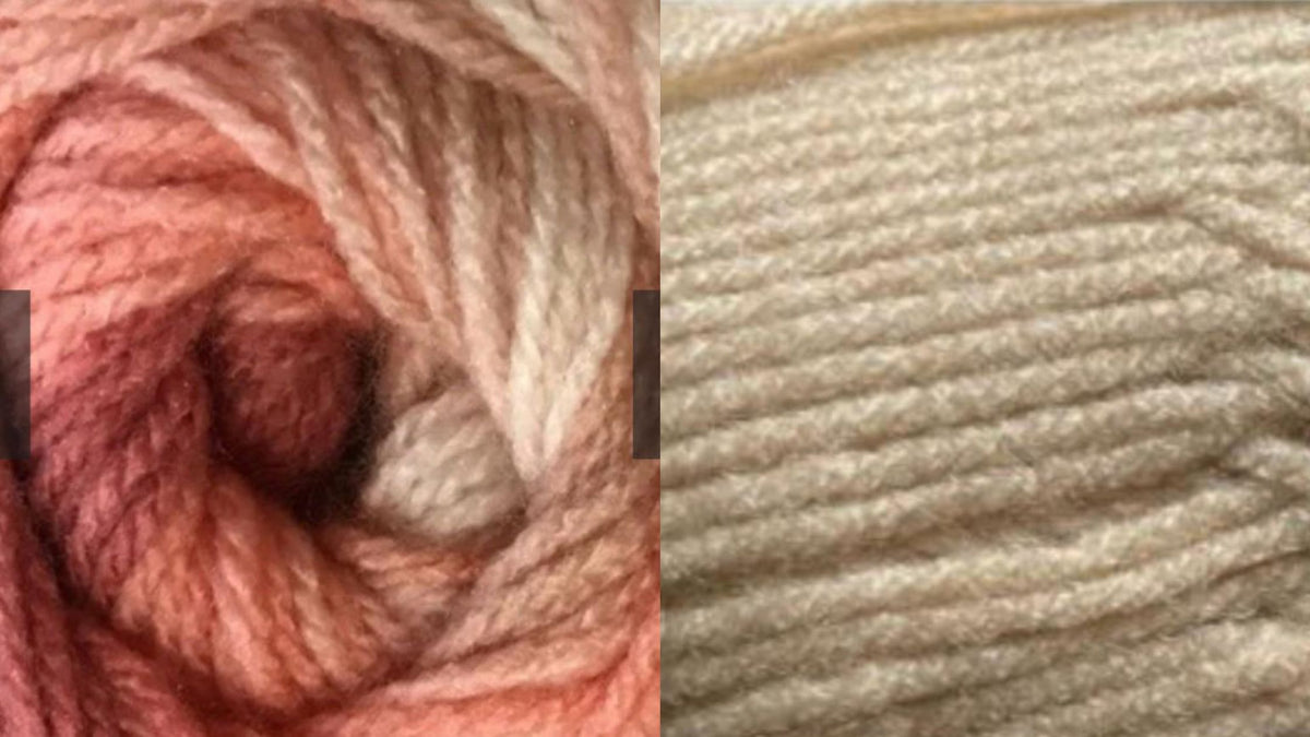 BEIGE ( Dream Baby Solid ) / PEACH SHADES ( Dream Baby Variegated)