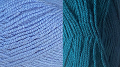 Light Blue/ Teel Flower Hat Kit