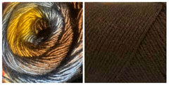 COFFEE  / PEACOCK SHADES (Dream Pillow)