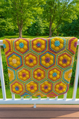 Embossed Hexagon Baby/Toddler/Lap Blanket