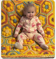 Embossed Hexagon Baby/Toddler/Lap Blanket