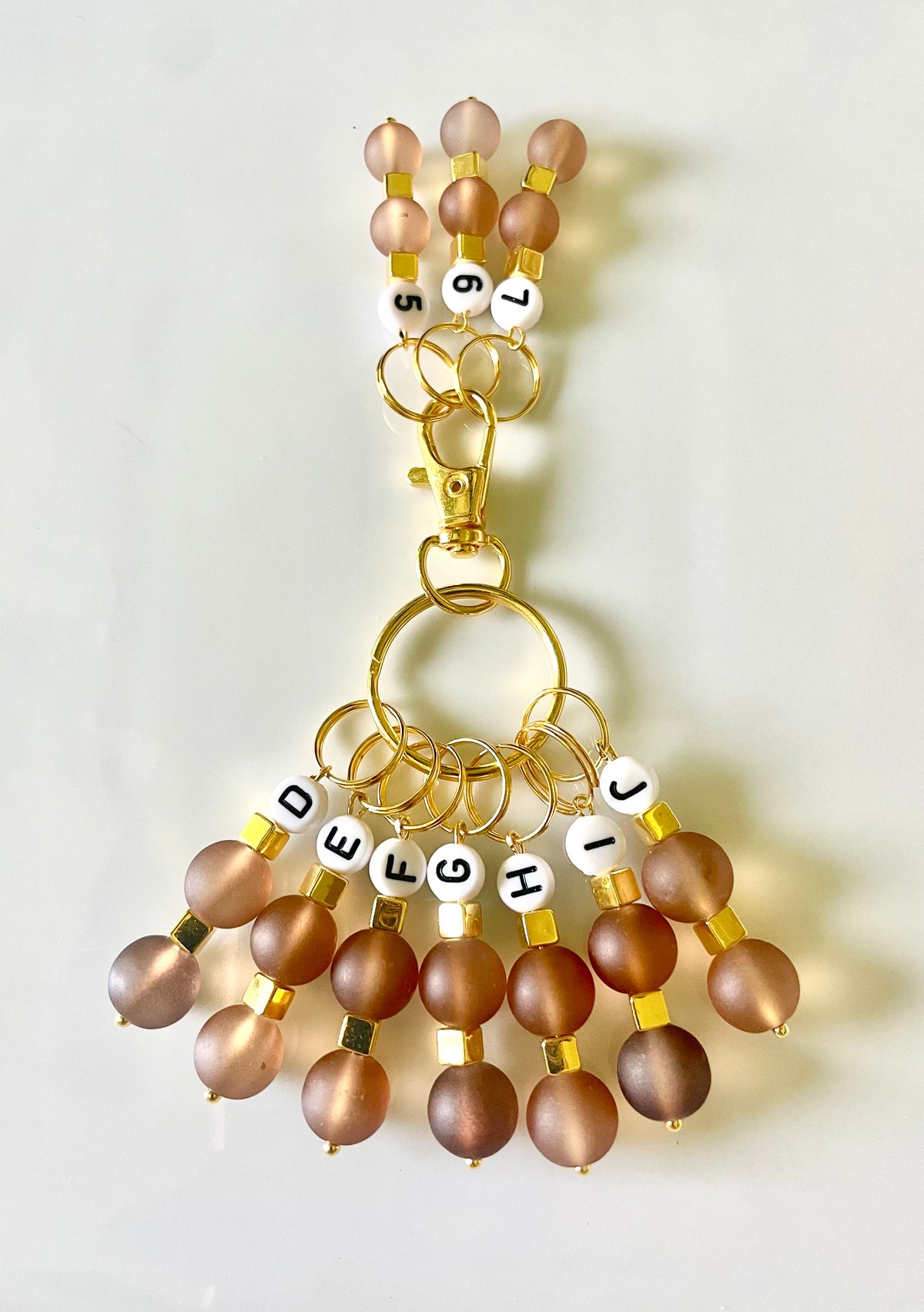 GAL #001  Set of 10  Knitting Stitch Markers
