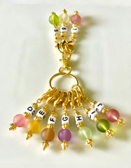 AGL #001 Set of 10 Crochet / Knitting Stitch Markers