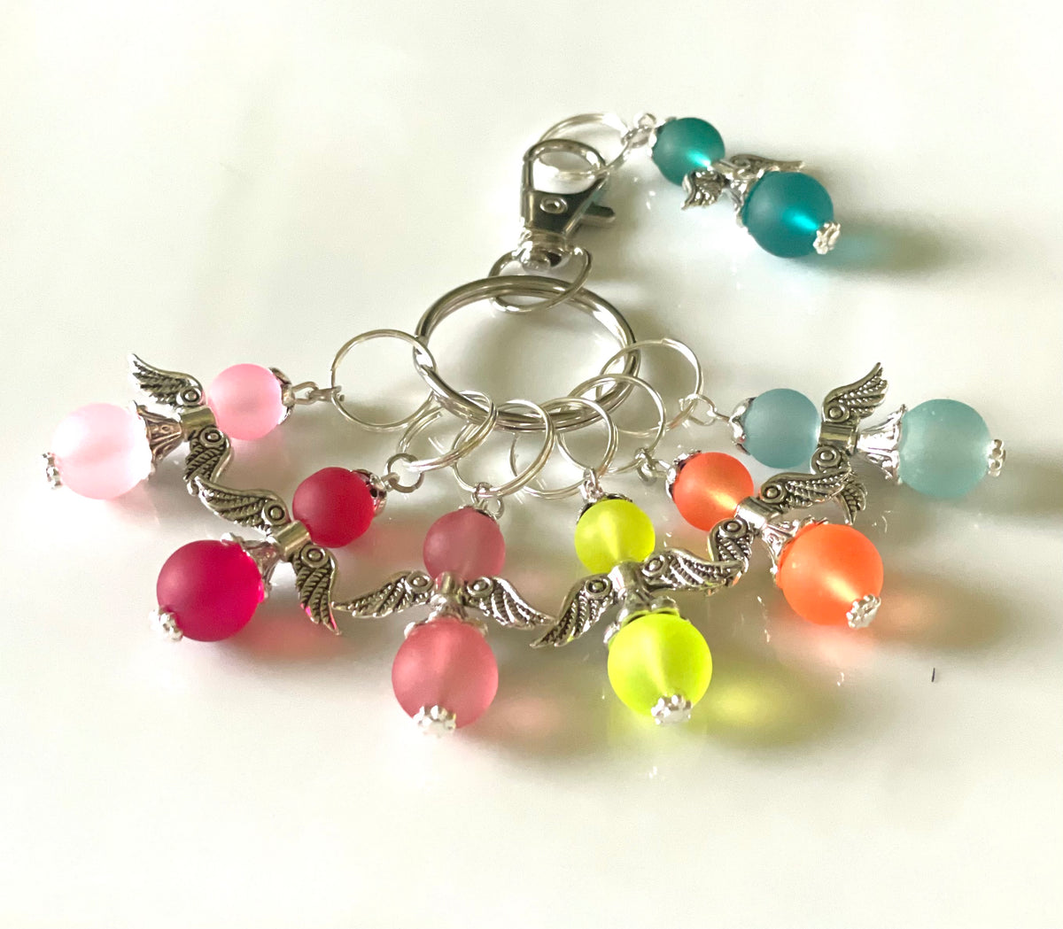 TSFA #004 Set of 7 Knitting Stitch Markers