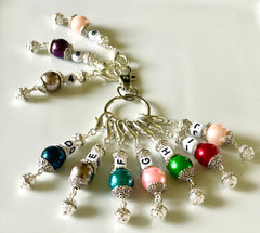 TSPL #001 Set of 10 Crochet Knitting Stitch Markers