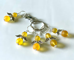 TSFA #010 Set of 5 Knitting Stitch Markers