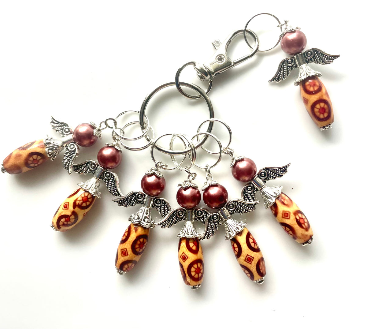 WSPA #001 Set of 7 Knitting Stitch Markers