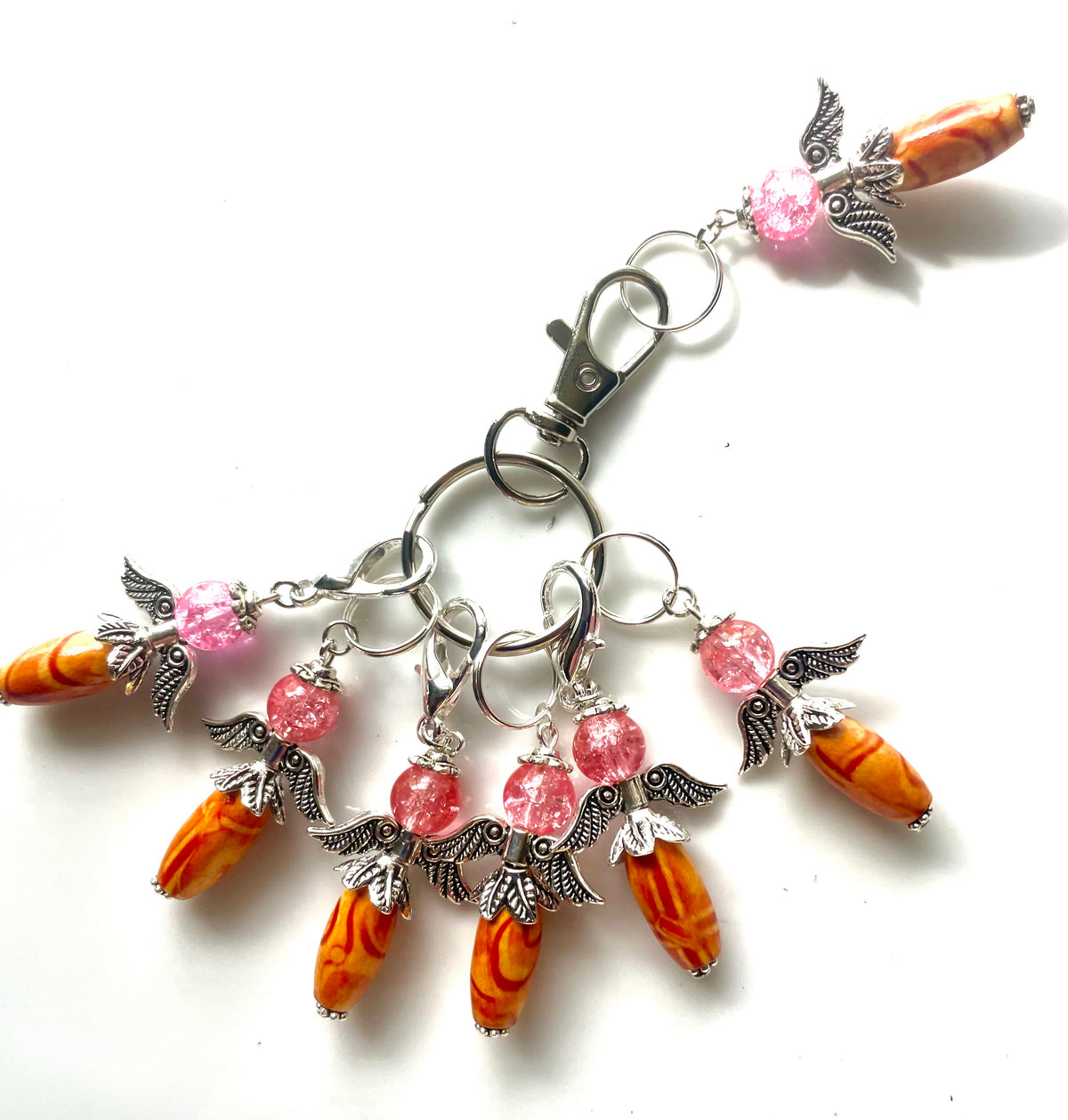 WSTG #002 Set of 7 Crochet/ Knitting Stitch Markers
