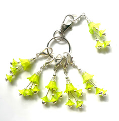 Silver plated  LS #008 Set of 6 Stitch Markers