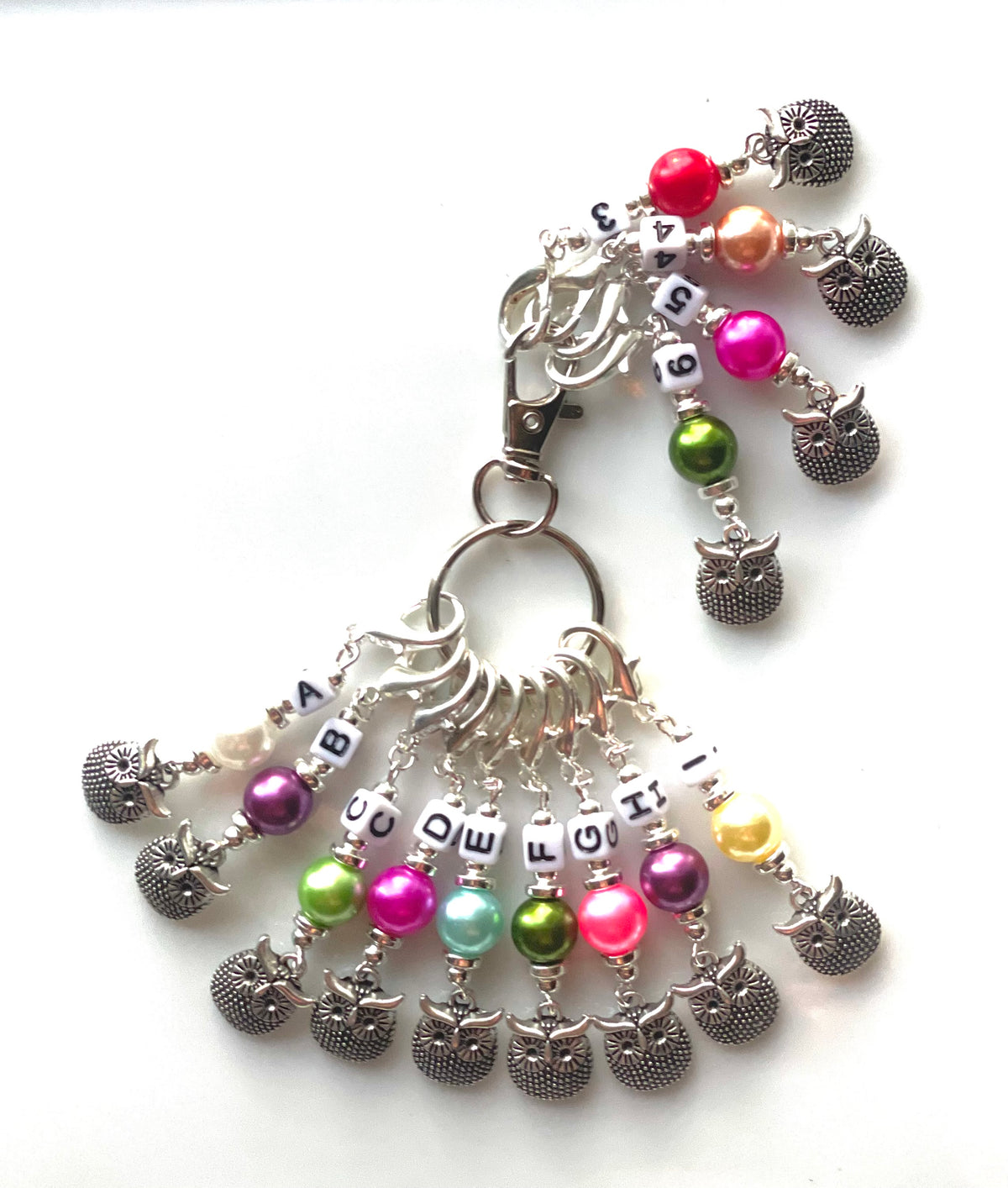 SOP #001  Set of 13 Crochet Knitting Stitch Markers