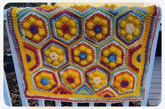 Embossed Hexagon Baby/Toddler/Lap Blanket