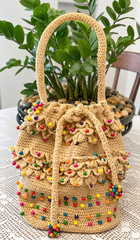 Crocodile Stitch Beaded Bag Pattern