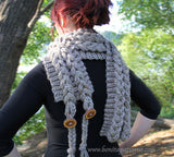 Knit-Look Braided Scarf - Bonita Patterns