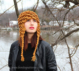 Crocodile Earflap Hat (Adult) - Bonita Patterns