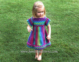 Crocodile Stitch Girly Dress - Bonita Patterns