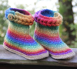 Duo Knit-Look Braid Stitch Boots - Bonita Patterns