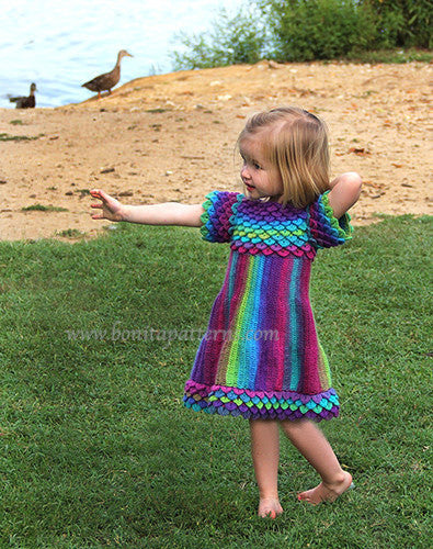 Crocodile Stitch Girly Dress Crocodile Stitch Girly Dress