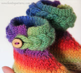 Duo Knit-Look Braid Stitch Boots - Bonita Patterns