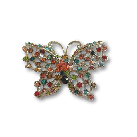 Multicolored Butterfly Brooch - Bonita Patterns