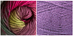 (NEW) LILAC + CALLA LILY - Embossed Fall Pocket Shawl KIT