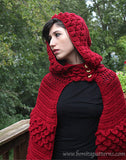 Crocodile Hooded Cape - Bonita Patterns