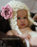 Crocodile Earflap Hat (Baby) - Bonita Patterns