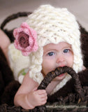 Crocodile Earflap Hat (Baby) - Bonita Patterns