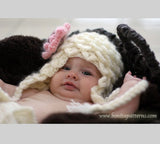 Crocodile Earflap Hat (Baby) - Bonita Patterns