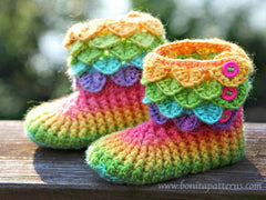 Crocodile Boots (Child) - Bonita Patterns