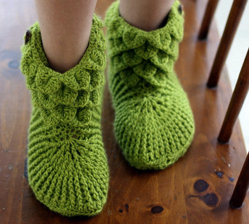 Botas En Puntada Cocodrilo (Tamaño Adulto) - Bonita Patterns