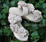 Sand Flower Sandals (Adult) - Bonita Patterns