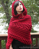 Crocodile Hooded Cape - Bonita Patterns