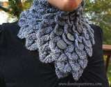 Crocodile Neckwarmer Scarf - Bonita Patterns