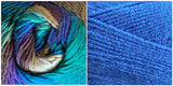 BLUE + ALL BLUES - Embossed Flora Throw KIT