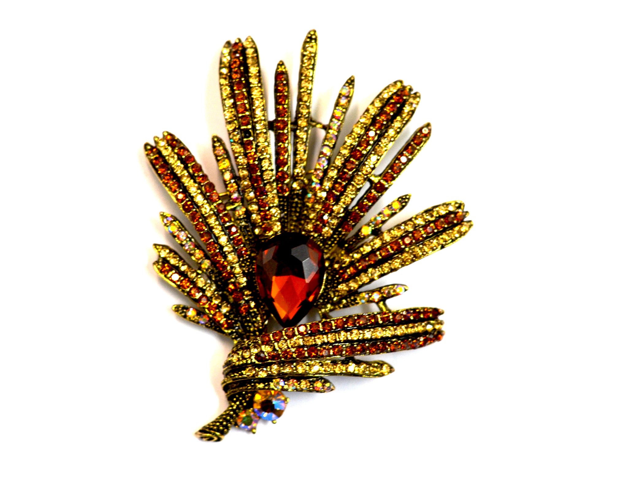 Amber Firework Brooch - Bonita Patterns