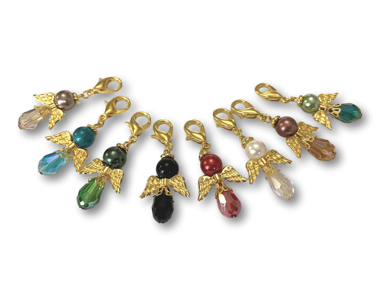 Angelical CA Crystal - #071g Set of 7 Stitch Markers - Bonita Patterns