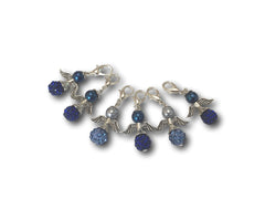 Angelical Crystal CB - #014 Set of 7 Stitch Markers - Bonita Patterns