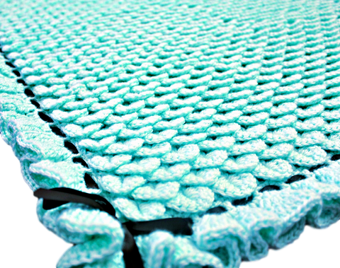 FREE Crocodile Stitch Baby Blanket PDF - Bonita Patterns