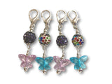 Butterfly B1 - #062 Set of 4 Stitch Markers