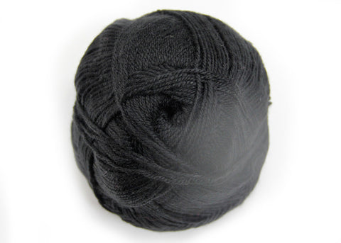 Bonita Yarns - Baby Cloud Solids - Black - Bonita Patterns