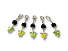 Butterfly B1 - #059 Set of 5 Stitch Markers - Bonita Patterns