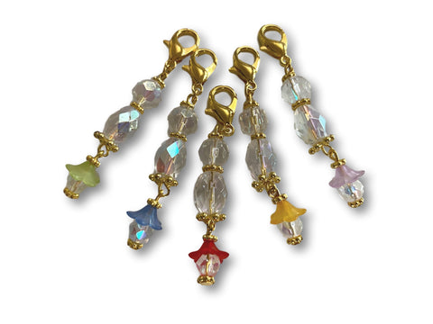 Crystal CF - #004 Set of 5 Stitch Markers